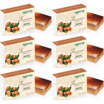 Agarta 6x150 gr El Yapımı Doğal Argan Yağlı Sabun