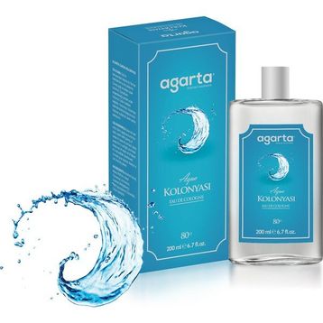 Agarta 80 Derece 200 ml Aqua Kolonyası