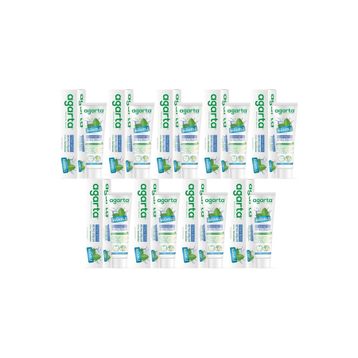 Agarta 9x100 ml Doğal Yoğun Naneli Florürsüz Ferah Nefes Diş Macunu