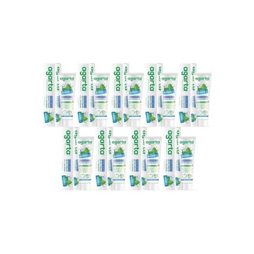 Agarta 9x100 ml Doğal Yoğun Naneli Florürsüz Ferah Nefes Diş Macunu