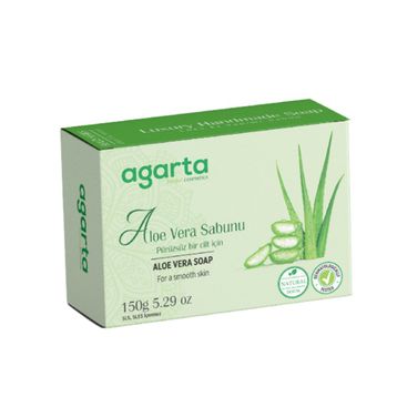 Agarta Aloe Vera El Yapımı 9x150 gr Doğal Sabun