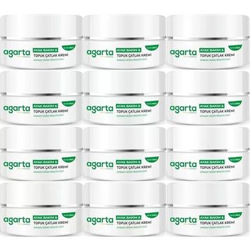 Agarta Ayak ve Topuk Çatlak 12x100 ml Bakım Kremi