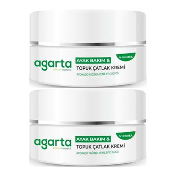 Agarta Ayak ve Topuk Çatlak 2x100 ml Bakım Kremi
