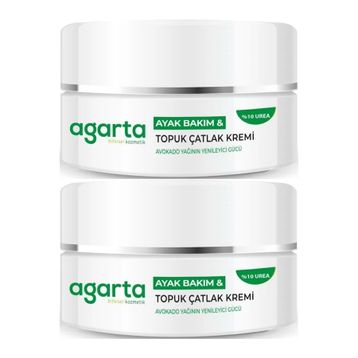 Agarta Ayak ve Topuk Çatlak 2x100 ml Bakım Kremi