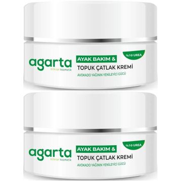 Agarta Ayak ve Topuk Çatlak 2x100 ml Bakım Kremi