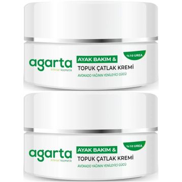 Agarta Ayak ve Topuk Çatlak 2x100 ml Bakım Kremi
