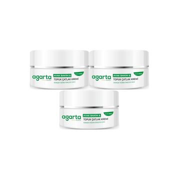 Agarta Ayak ve Topuk Çatlak 3x100 ml Bakım Kremi