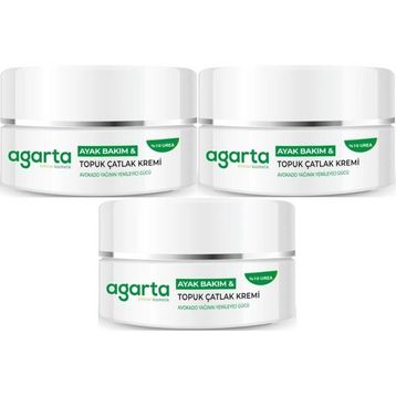 Agarta Ayak ve Topuk Çatlak 3x100 ml Bakım Kremi
