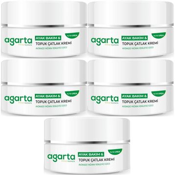 Agarta Ayak ve Topuk Çatlak 5x100 ml Bakım Kremi