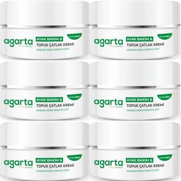 Agarta Ayak ve Topuk Çatlak 6x100 ml Bakım Kremi