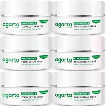 Agarta Ayak ve Topuk Çatlak 6x100 ml Bakım Kremi