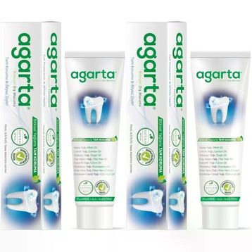 Agarta Bitki Özlü Doğal 2x100 ml Diş Macunu