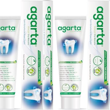 Agarta Bitki Özlü Doğal 3x100 ml Diş Macunu