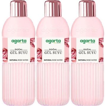 Agarta Doğal 3x400 ml Gül Suyu