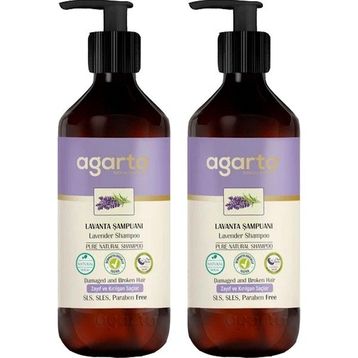 Agarta Doğal Lavanta 2x400 ml Şampuan