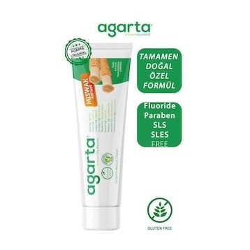 Agarta Doğal Misvak Özlü Florürsüz 2x100 ml Diş Macunu + 20 ml Argan Kremi