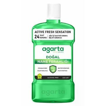 Agarta Doğal Naneli 500 ml Ağız Bakım Suyu