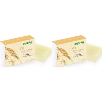 Agarta El Yapımı Pirinç Özlü 2x150 gr Doğal Sabun