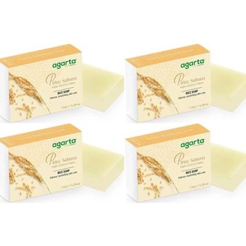 Agarta El Yapımı Pirinç Özlü 4x150 gr Doğal Sabun