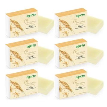 Agarta El Yapımı Pirinç Özlü 6x150 gr Doğal Sabun