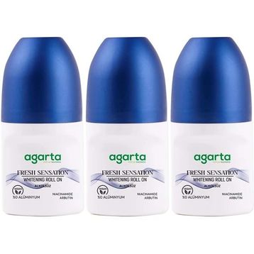 Agarta Fresh Sensation 3x50 ml Doğal Roll On