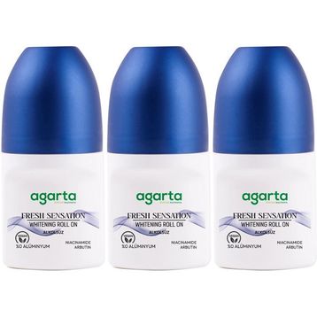 Agarta Fresh Sensation 3x50 ml Doğal Roll On