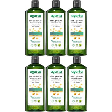 Agarta Kepek Karşı Etkili 6x400 ml Doğal Şampuan