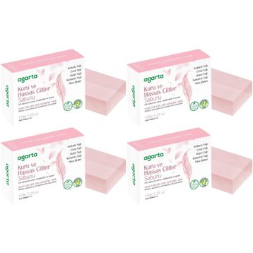 Agarta Kuru ve Hassas Ciltler 4x150 gr El Yapımı Doğal Sabun