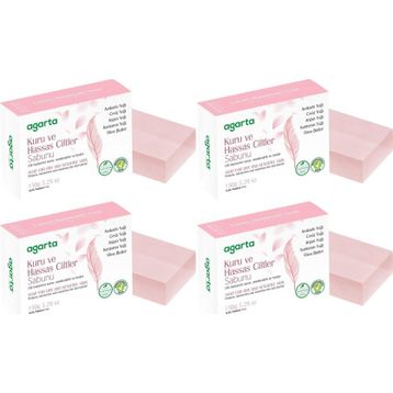 Agarta Kuru ve Hassas Ciltler 4x150 gr El Yapımı Doğal Sabun
