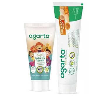 Agarta Misvak 100 ml ve Çocuk 75 ml Doğal Diş Macunları