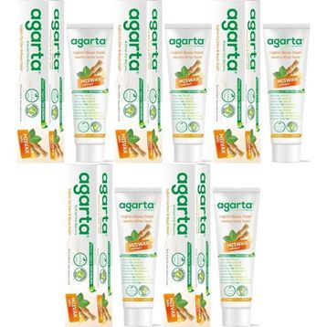 Agarta Misvak Özlü 5x100 ml Doğal Diş Macunu
