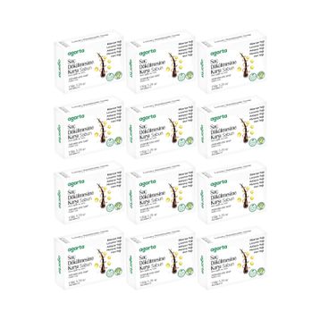 Agarta Saç Dökülmesine Karşı 12x150 gr El Yapımı Doğal Sabun