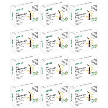 Agarta Saç Dökülmesine Karşı 12x150 gr El Yapımı Doğal Sabun