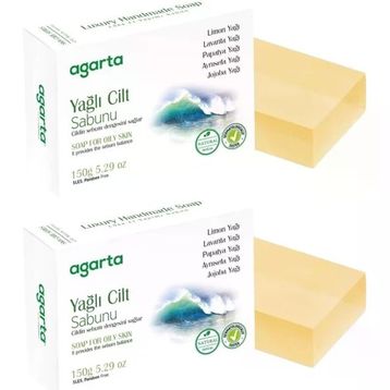Agarta Yağlı Cilt 2x150 gr El Yapımı Doğal Sabun
