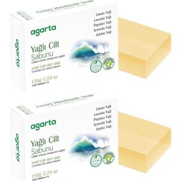 Agarta Yağlı Cilt 2x150 gr El Yapımı Doğal Sabun