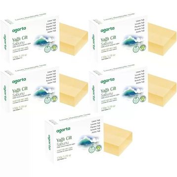 Agarta Yağlı Cilt 5x150 gr El Yapımı Doğal Sabun