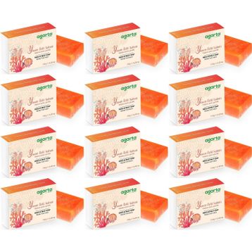 Agarta Yosun Özlü 12x150 gr El Yapımı Doğal Sabun