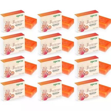 Agarta Yosun Özlü 12x150 gr El Yapımı Doğal Sabun