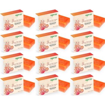 Agarta Yosun Özlü 12x150 gr El Yapımı Doğal Sabun