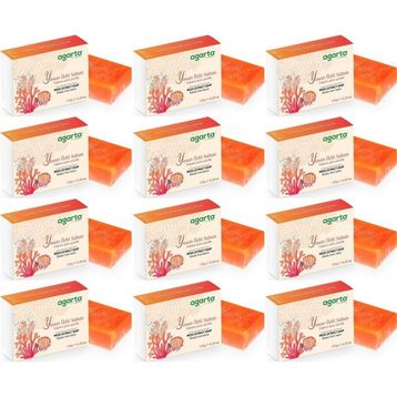 Agarta Yosun Özlü 12x150 gr El Yapımı Doğal Sabun