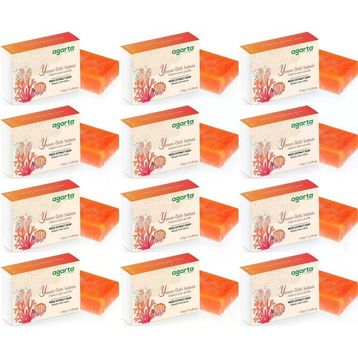 Agarta Yosun Özlü 12x150 gr El Yapımı Doğal Sabun