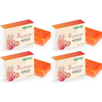 Agarta Yosun Özlü 4x150 gr El Yapımı Doğal Sabun