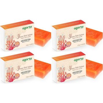 Agarta Yosun Özlü 4x150 gr El Yapımı Doğal Sabun