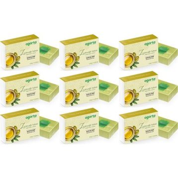 Agarta Zeytinyağlı 9x150 gr El Yapımı Doğal Sabun