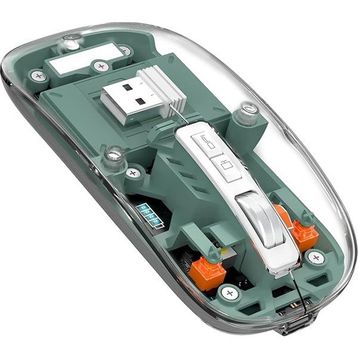 Aggiy AG-M05 2.4 GHZ BT+Yeşil Wireless Mouse