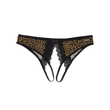 Ağı Açık Leopar Desenli Fantazi Bato Külot