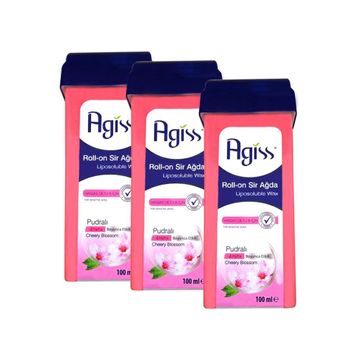 Agiss 100 ml 3 Adet Roll-On Hassas Ciltler Pudralı Sir Ağda