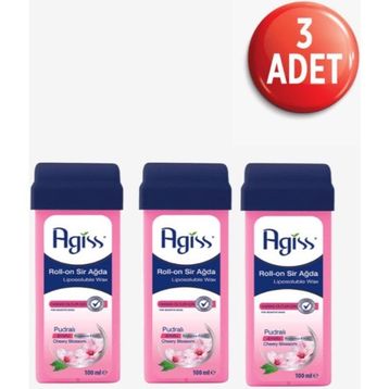 Agiss 100 ml 3 Adet Roll-On Hassas Ciltler Pudralı Sir Ağda