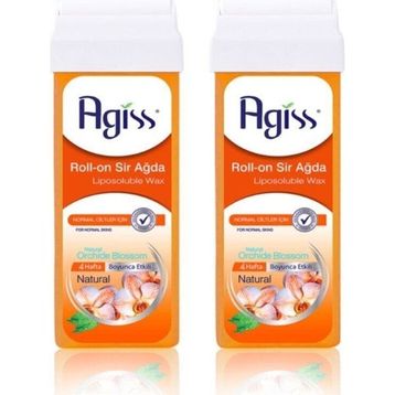 Agiss 2 Adet Roll On Kartuş Normal Ciltler İçin Natural Orchide Sir Ağda