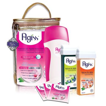 Agiss Çantalı Roll-on Sir Ağda Isıtıcı Set